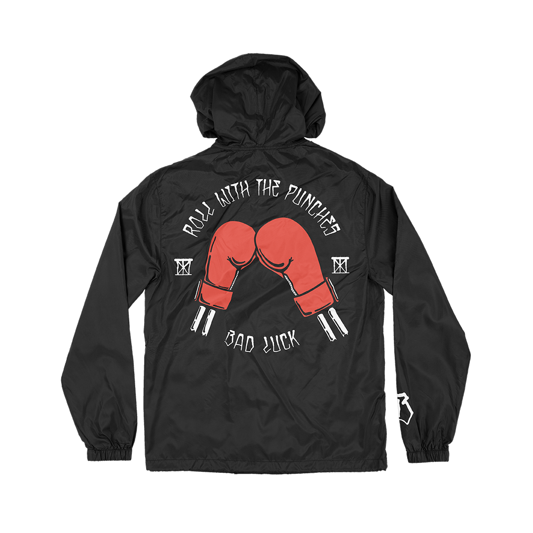 Bad Luck Roll with the Punches Jacket Back